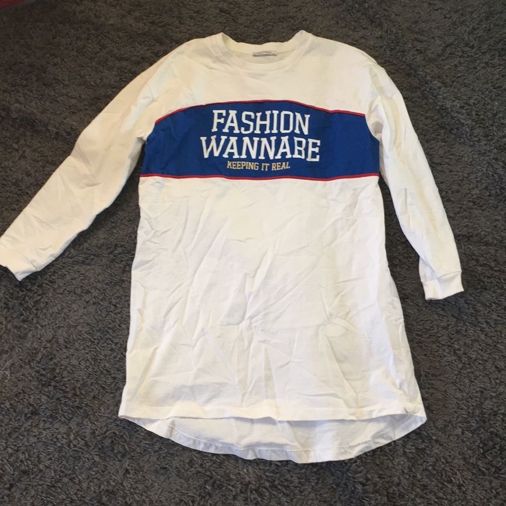 Zara T-shirt. Can be worn as dress!